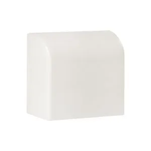 Заглушка (40х25) (4 шт) белая EKF-Plast ecw-40-25x4