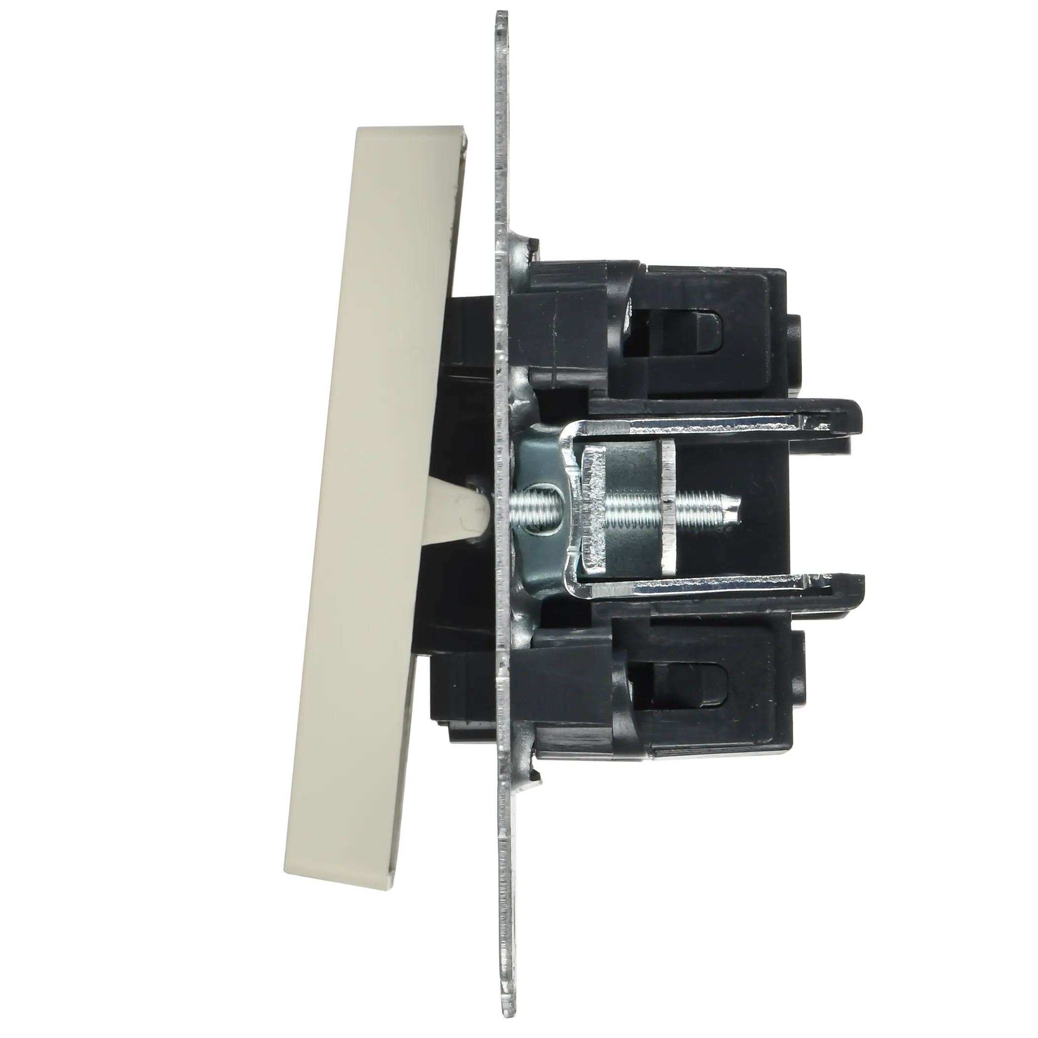 BRITE Выключатель 2-клавишный с индикацией для отелей 10А ВС10-2-9-БрКр бежевый IEK - Фото 5