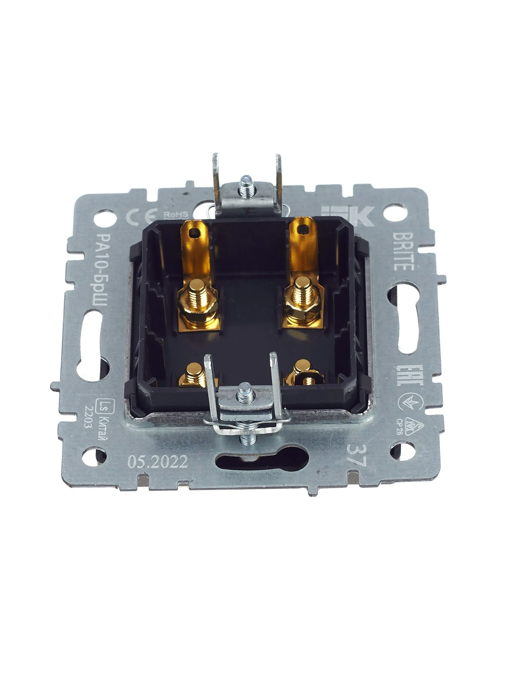 BRITE Аудиорозетка 4-местная РА10-БрШ шампань IEK - Фото 7