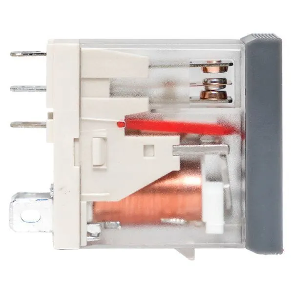 Реле промежуточное с кнопкой и мех. Индикацией RPAt 25/1 12A 230В AC EKF - Фото 2