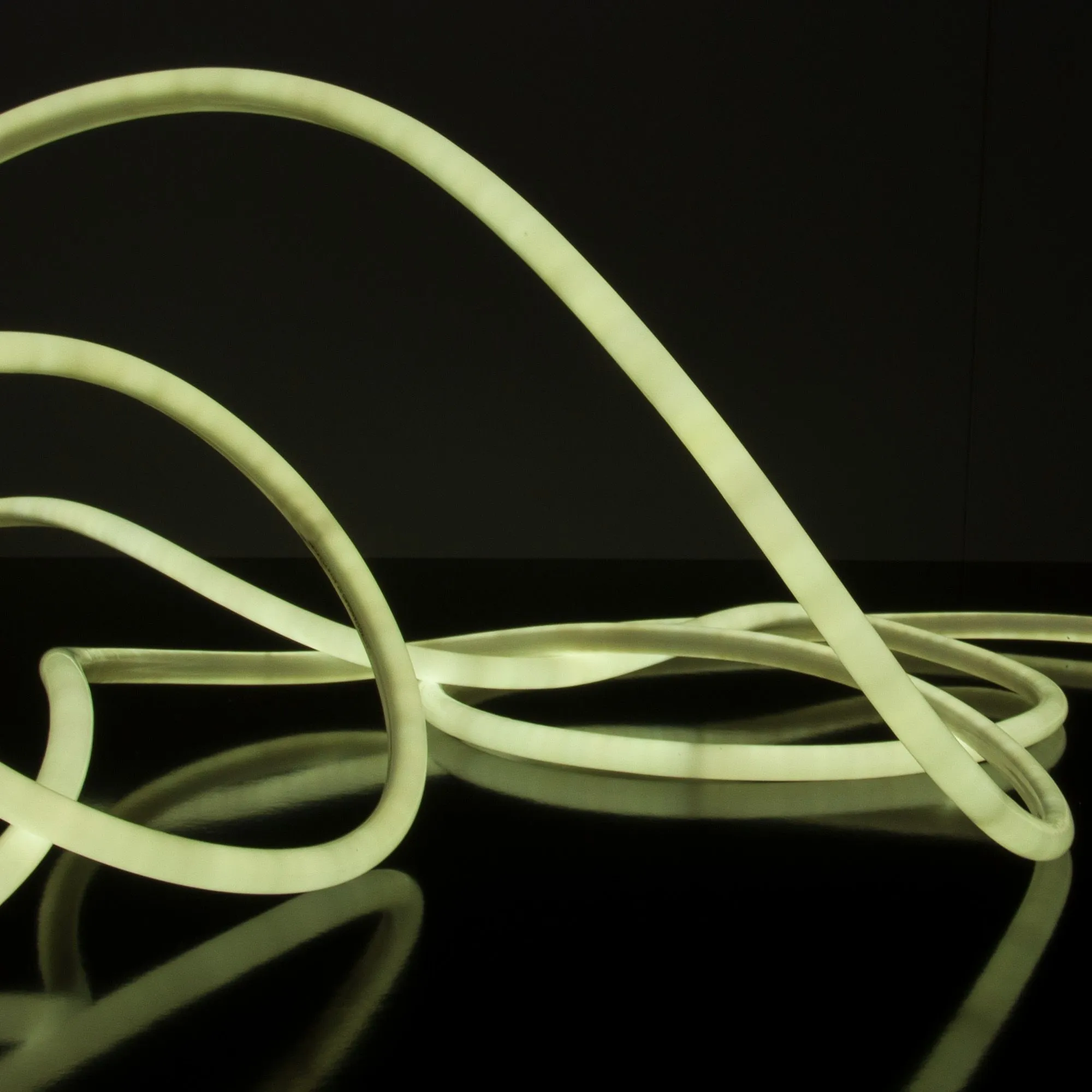 Гибкий неон светодиодный 220V 9,6W 144Led 2835 IP67 круглый холодный белый, 50 м Elektrostandard - Фото 4