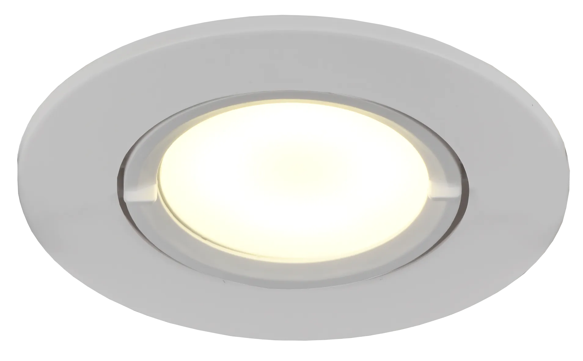 LIGHTING Светильник 4105 встраиваемый под лампу MR16 круг пластиковый белый IEK - Фото 4