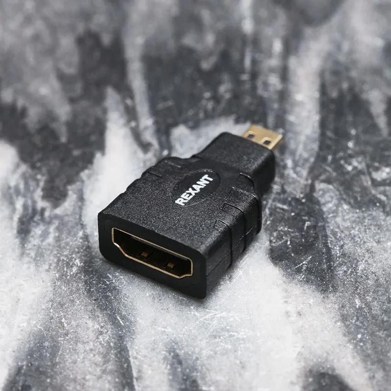 Переходник штекер micro HDMI - гнездо HDMI REXANT - Фото 2