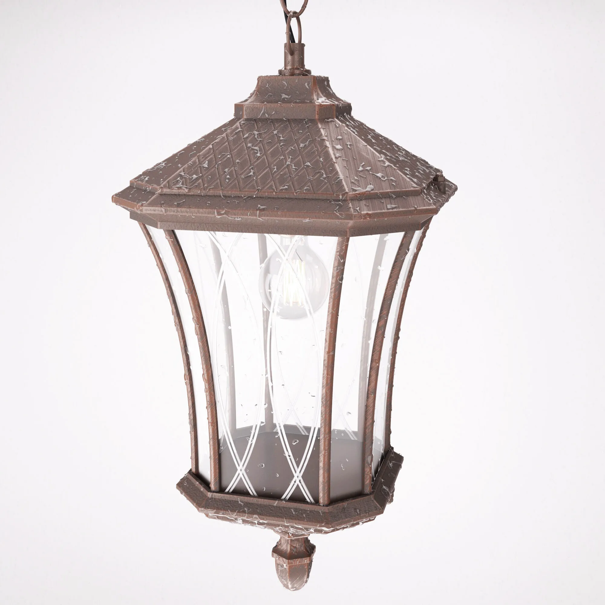 Светильник уличный подвесной IP44 Virgo H капучино GLXT-1450H Elektrostandard - Фото 3