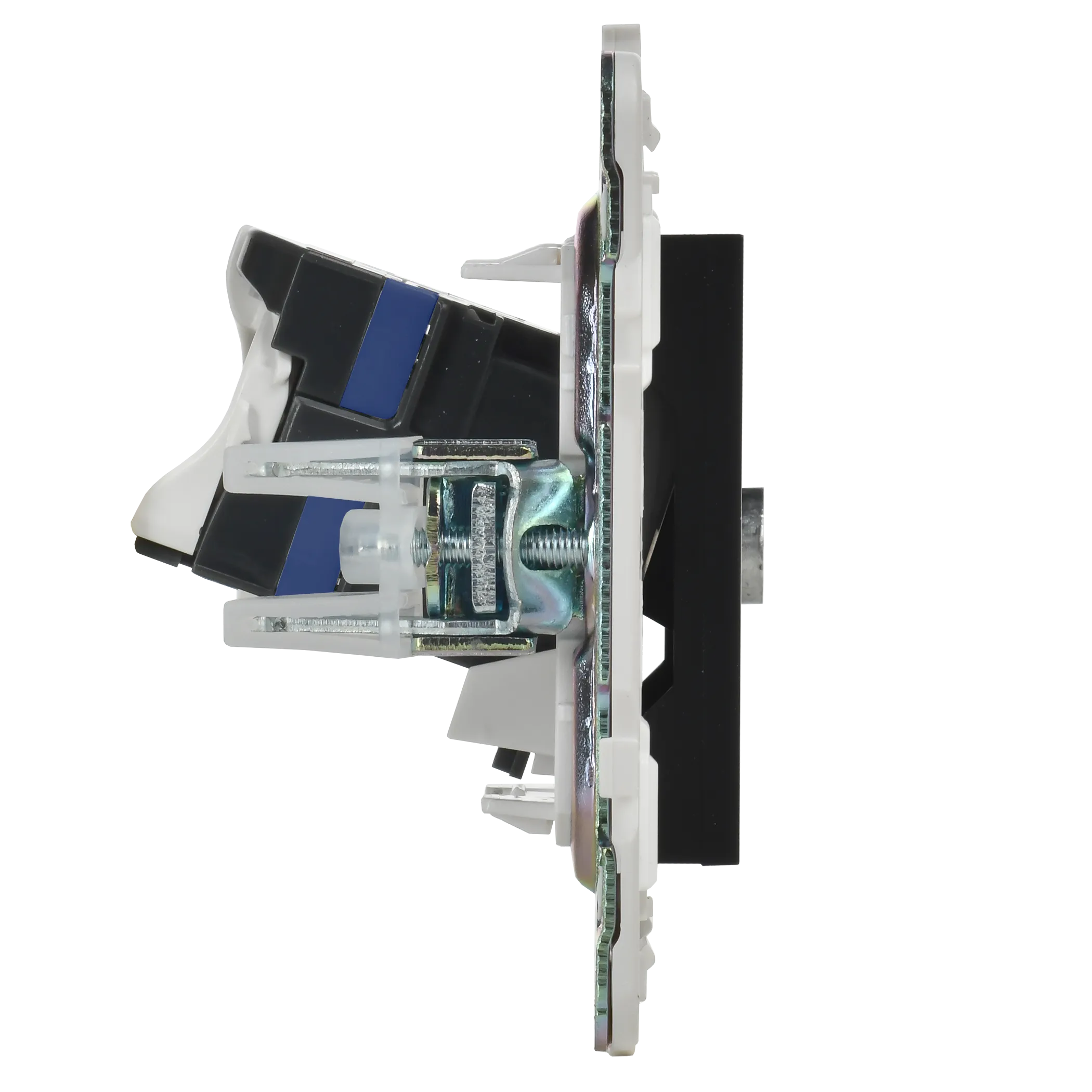 SKANDY Розетка двойная TV+RJ45 кат.6E SK-A15Bl черный IEK - Фото 4