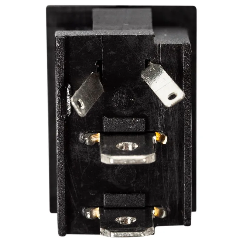 Выключатель клавишный 12V 15А (4с) ON-OFF черный с подсветкой Mini (RWB-206-1, SC-768) REXANT - Фото 5