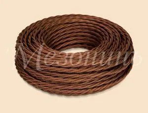 Провод монтажный витой ПВХ 3х2,5мм, цвет - шоколад (бухта 5м), ТМ "МЕЗОНИНЪ" GE70114-17 GE70104-17