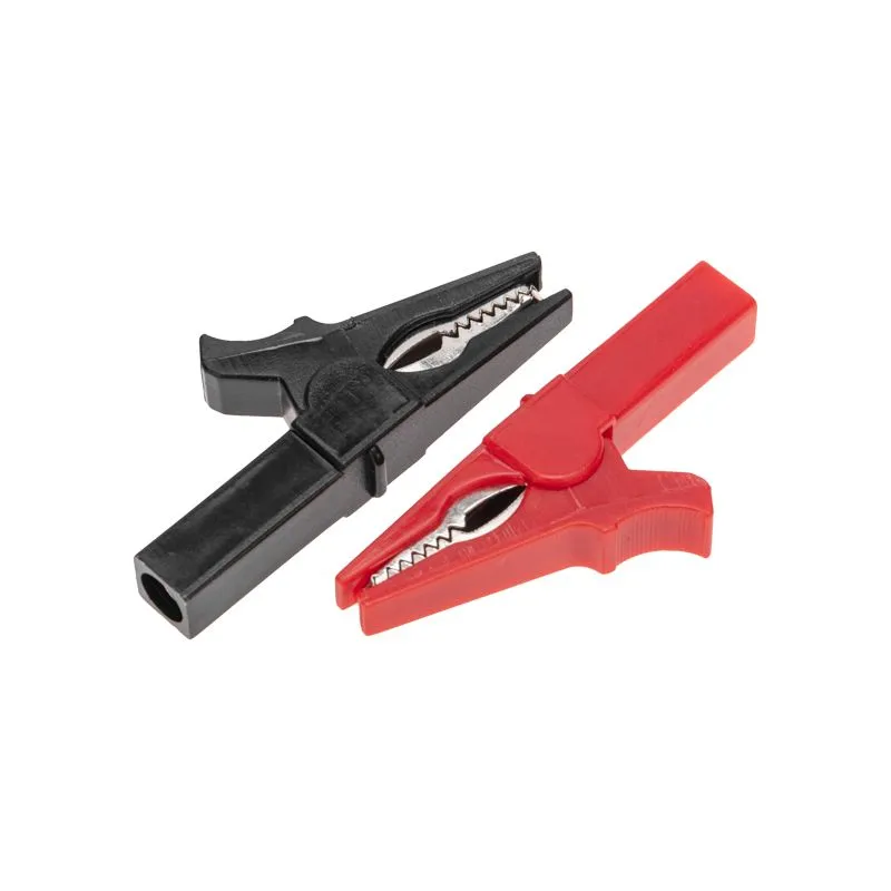 Зажим «Крокодил» для тестера 15А, 53мм, гнездо Banana REXANT