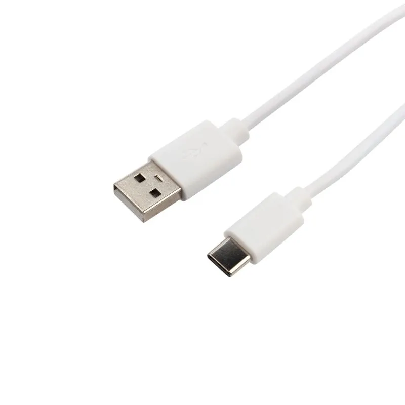 Кабель USB-A – Type-C, 2,1A, 1м, ПВХ, белый, REXANT - Фото 3