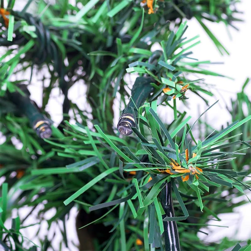 Елочка высота 30см, питание от USB, зеленая - Фото 4