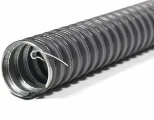 Металлорукав в ПВХ изоляции РЗ-ЦП нг-LS  20 (50 м) с протяжкой ГОФРОМАТИК (ЗЭТАРУС) zeta44116