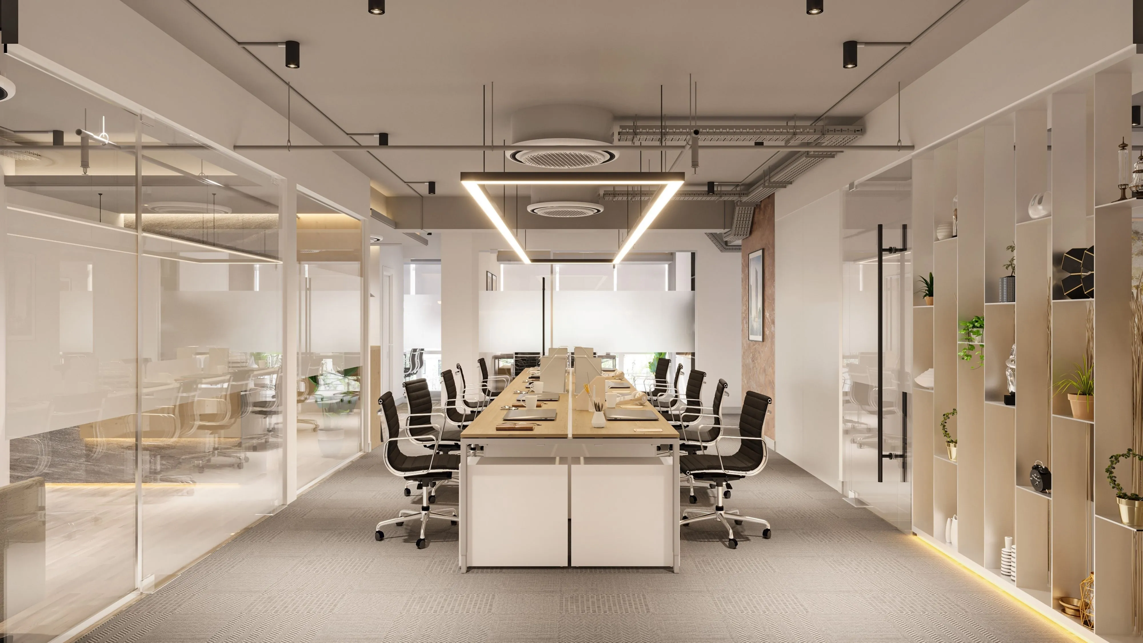 LIGHTING Светильник светодиодный линейный магистральный 1010 40Вт 4000К 1200х54х58мм черный IEK - Фото 8