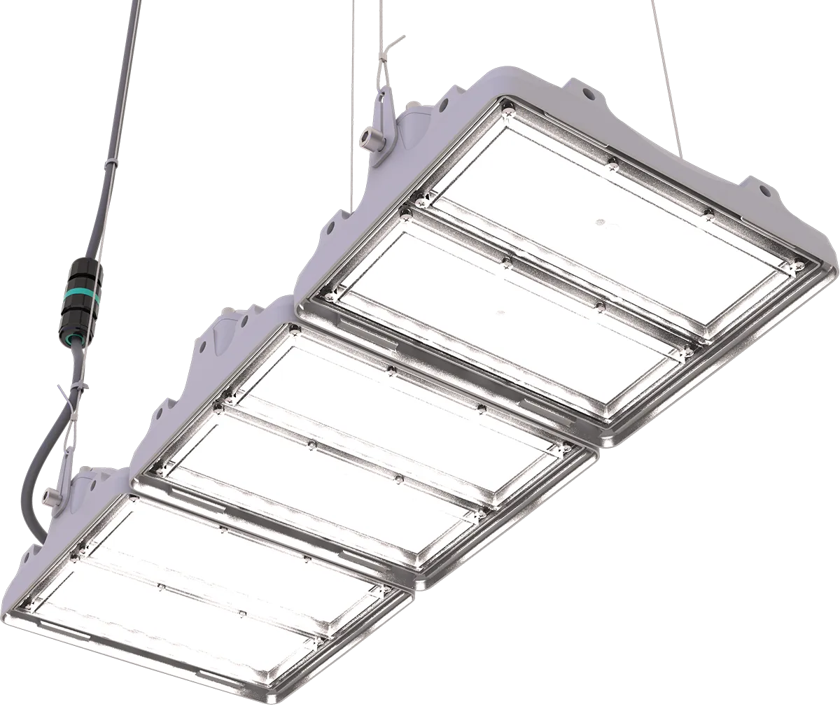 Светильник L-pixel 3/150/Д/840/01/R5/I1-D3/MT-KM/220AC IP66 RAL7035 LEDEL PX150-11216-124-172