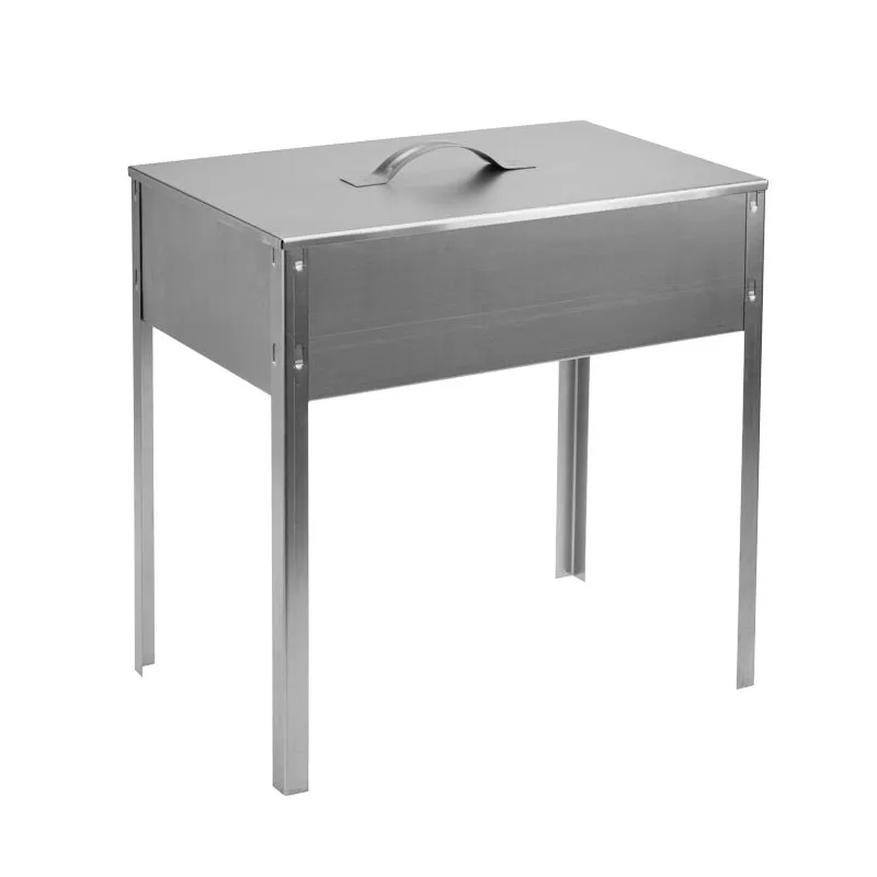 Мангал-коптильня сборный Эконом 400х250х400мм, с 6 шампурами, в гофрокартонной коробке СОКОЛ - Фото 5