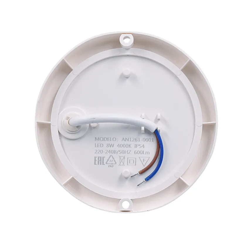 Светильник светодиодный ЖКХ 8Вт, 600лм, 4000К, круг - Фото 4