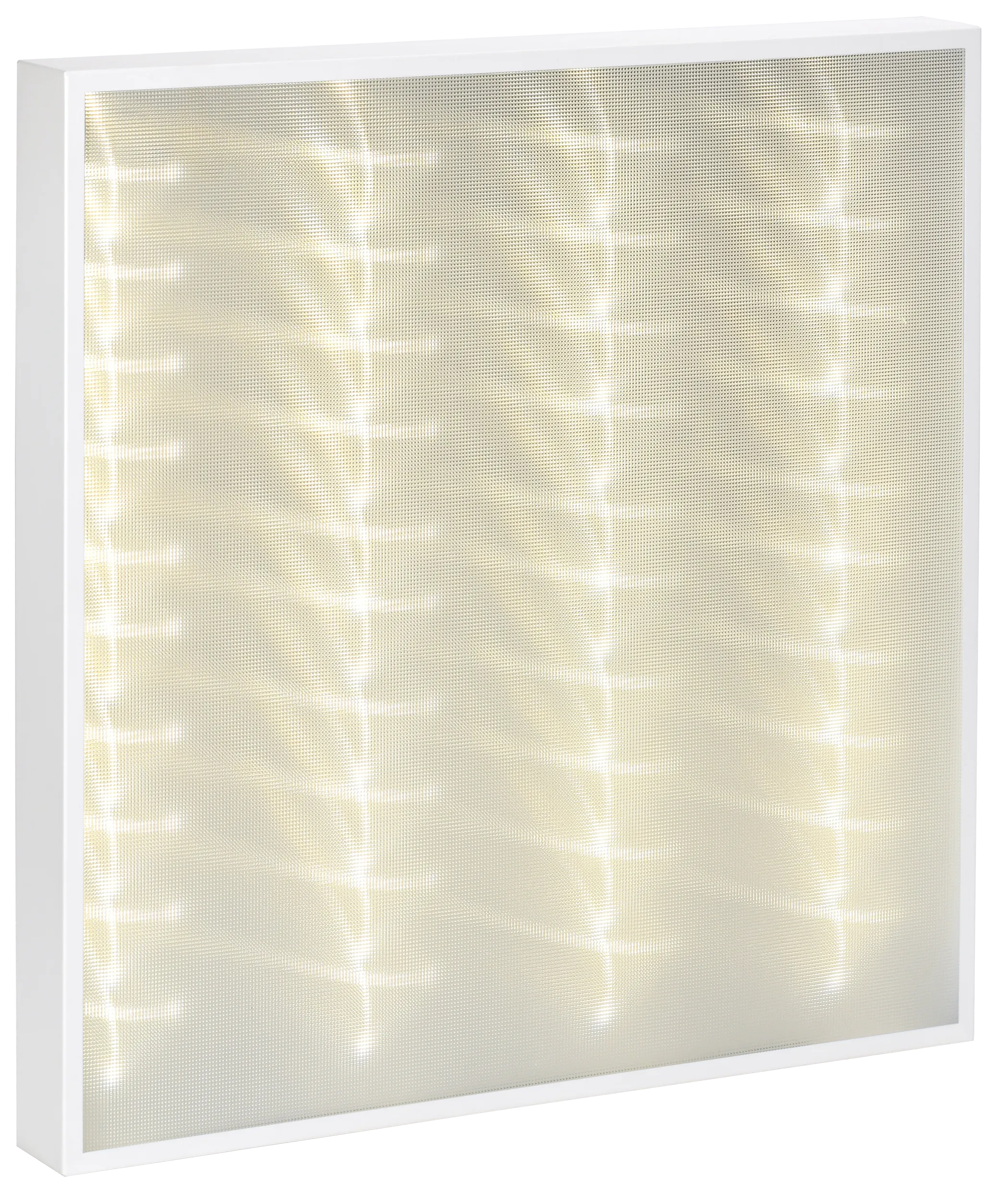 LIGHTING PRO Светильник светодиодный ДВО 2001 40Вт 3000К IP40 588х588мм Грильято микропризма IEK - Фото 4