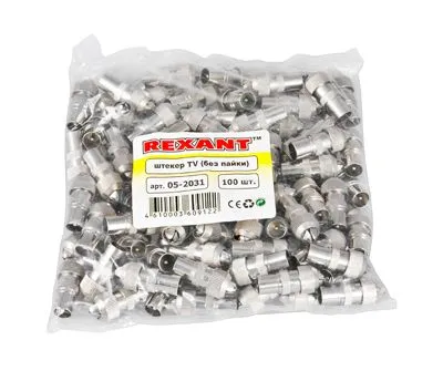 TV-разъем штекер без пайки Орех REXANT - Фото 4