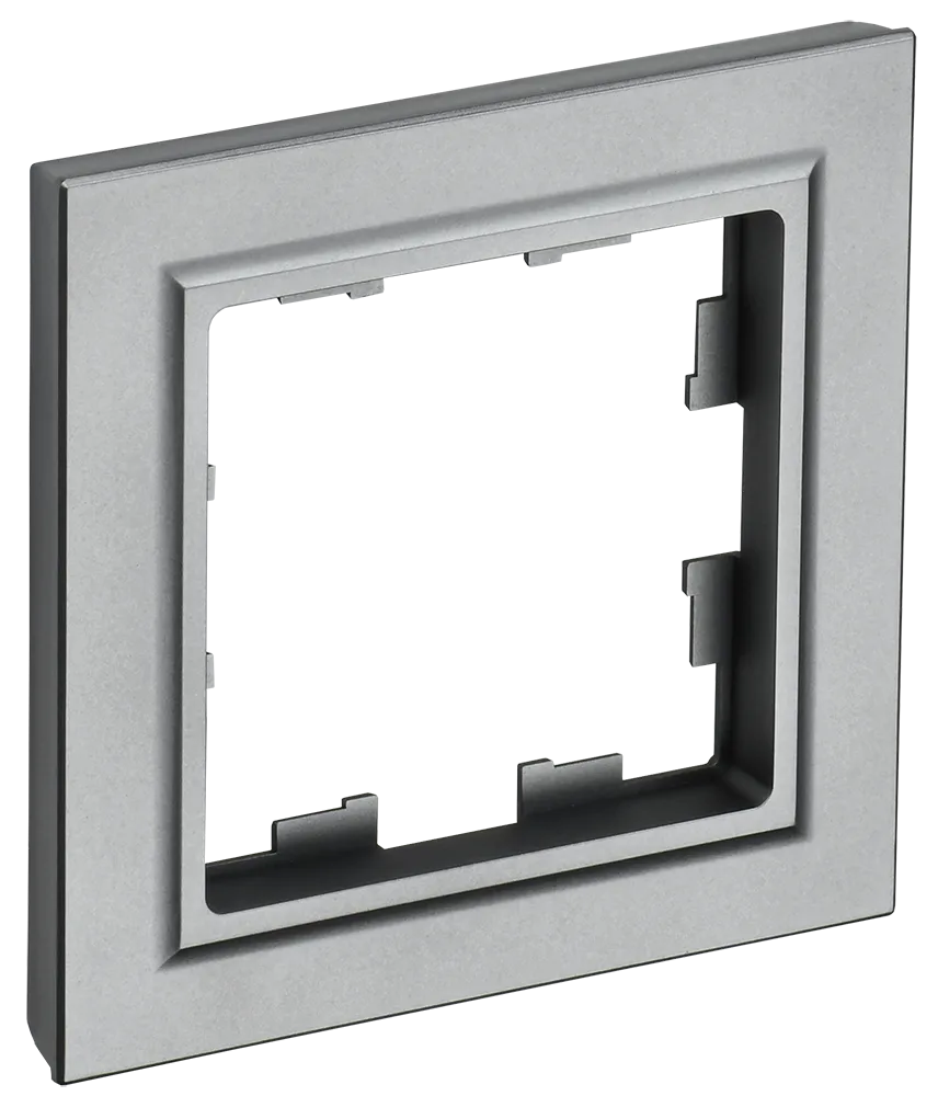 BRITE Рамка 1-местная РУ-1-БрС сталь IEK
