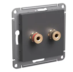 Аудиоозетка двойная AtlasDesign базальт SE ATN001487 1742046