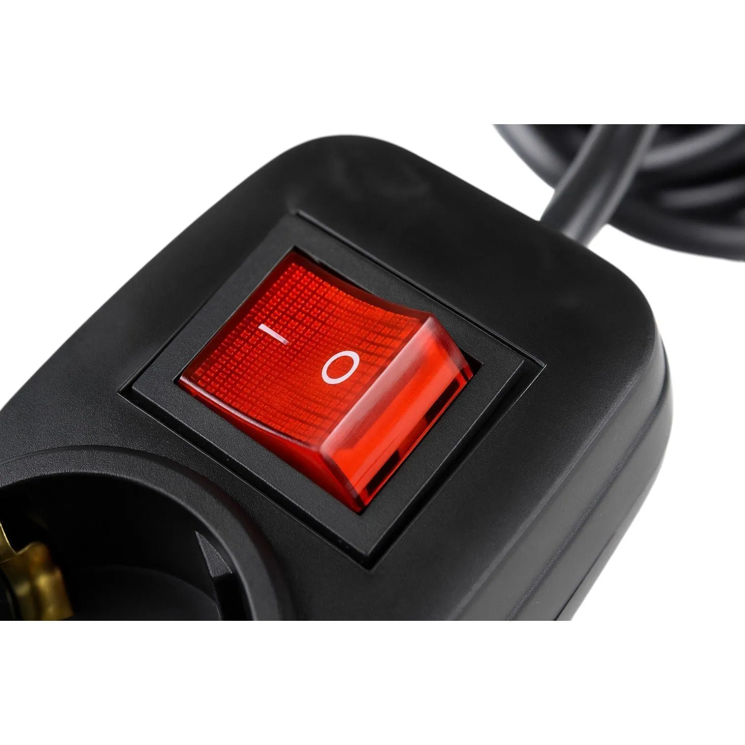 Удлинитель УБкн-03 бытовой с кнопкой ПВС 3*0,75 (10А) 3гн. 7м. черный DEKRON - Фото 6