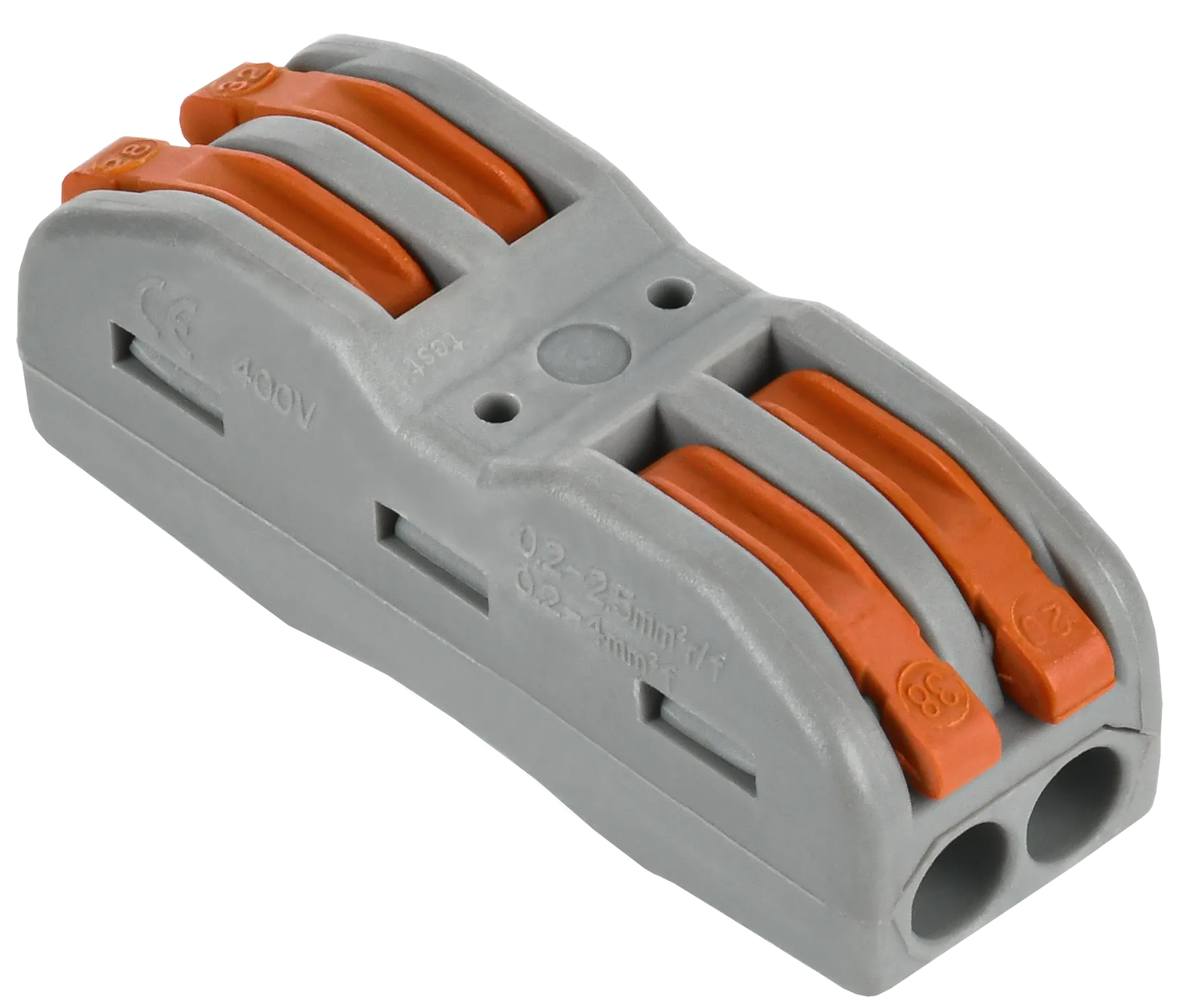 Строительно-монтажная клемма СМК 222-4122 проходная (50шт/упак) IEK