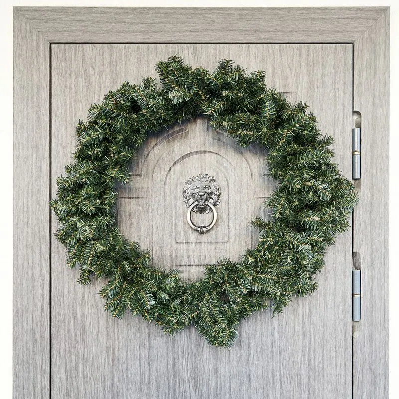 Еловый венок NEON-NIGHT Ø 90 см, ПВХ - Фото 2