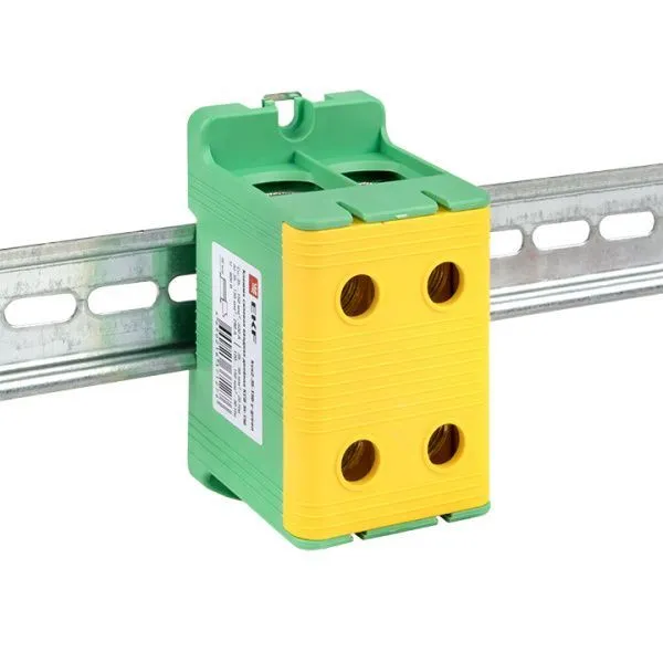 Клемма двойная КСВ 35-150 желто-зеленая EKF - Фото 19