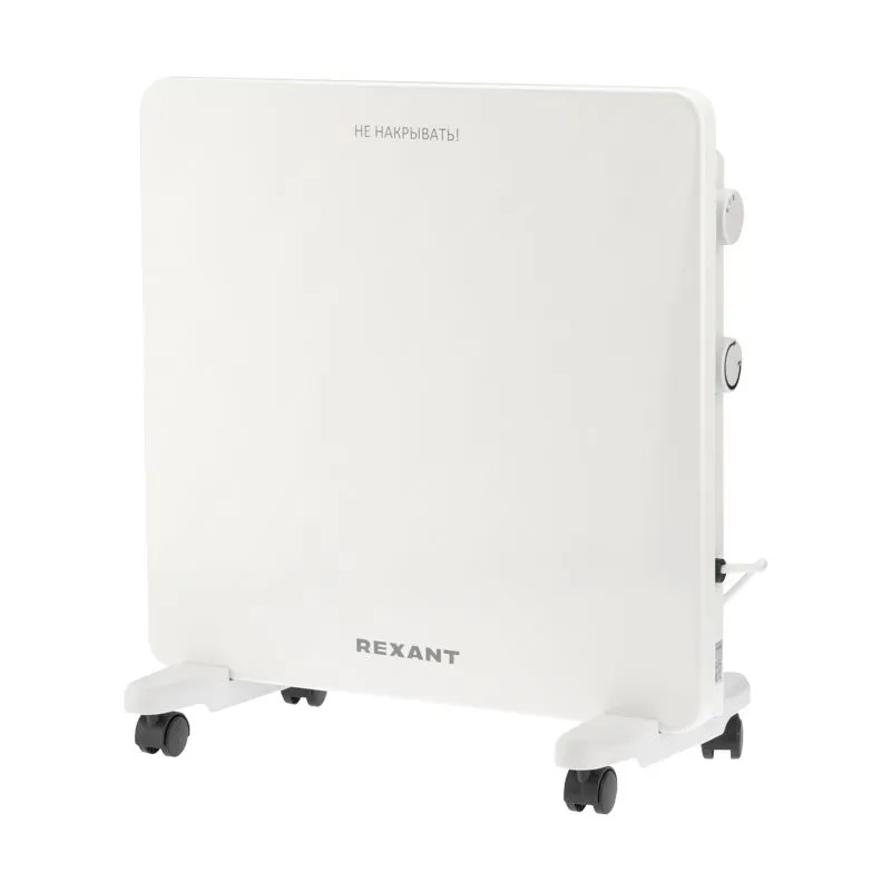 Конвектор электрический с механическим термостатом, 1кВт, X-нагревательный элемент REXANT 60-0096