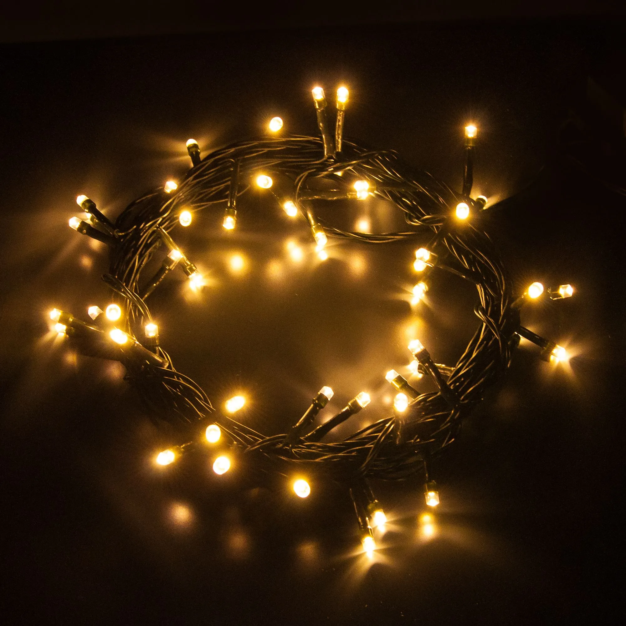 Праздничная гирлянда нить теплый белый 5м IP20 400-001 Elektrostandard Eurosvet - Фото 3