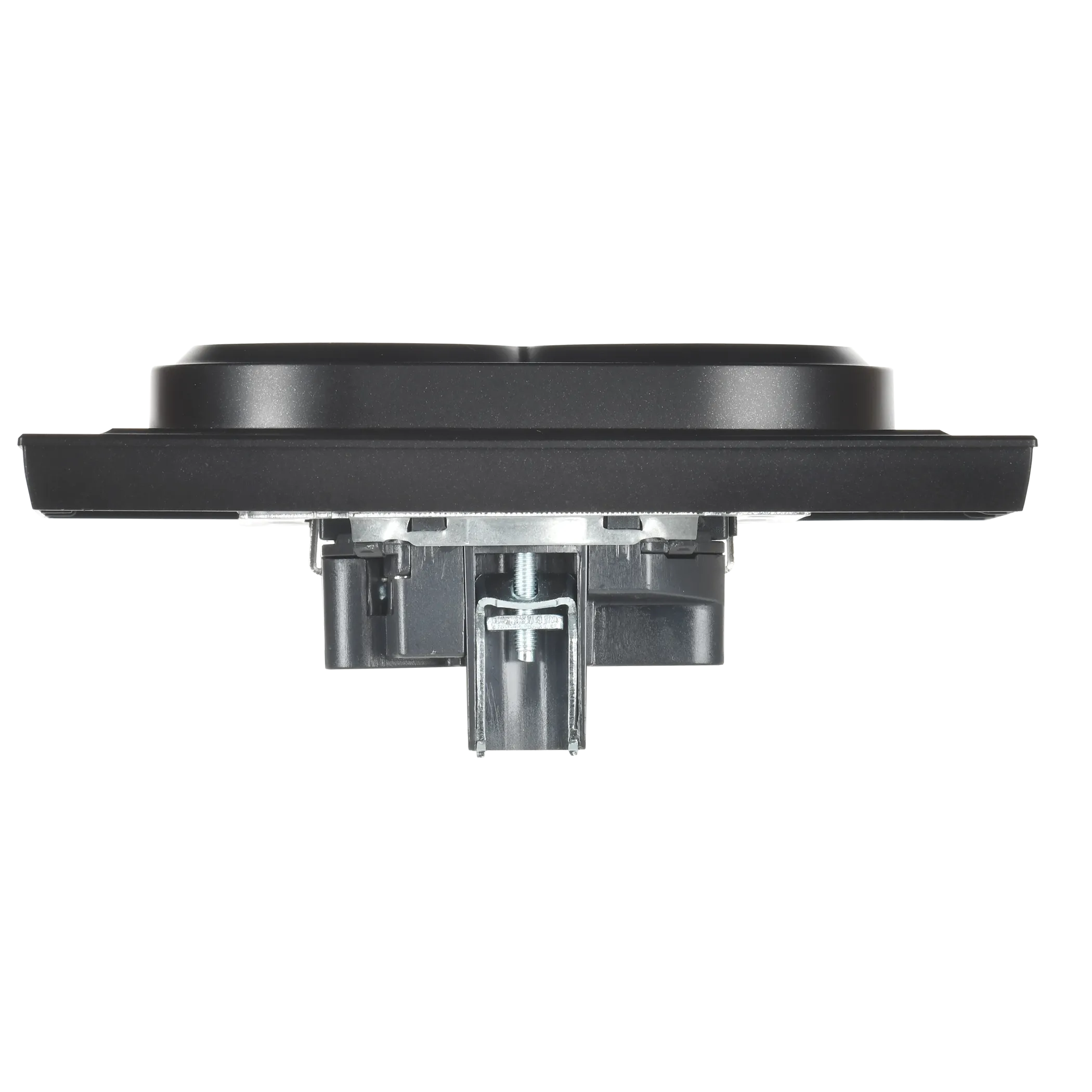 BRITE Розетка 2-местная с заземлением без защитных шторок 16А в сборе РС12-3-БрЧ черный IEK - Фото 4