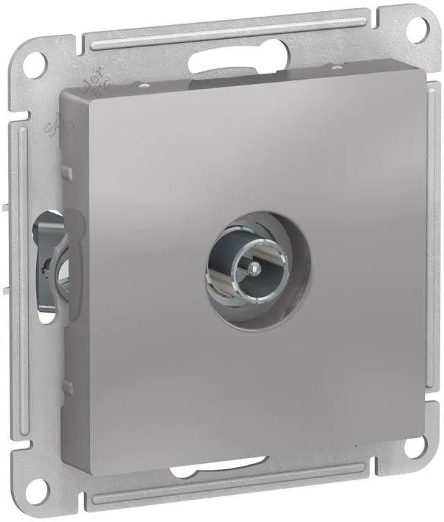 Розетка телевизионная оконечная TV AtlasDesign 1дБ механизм алюм. SE ATN000391