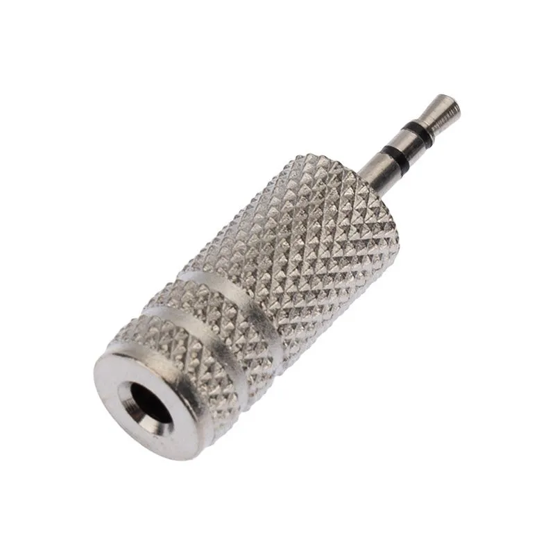 Переходник 2,5мм стерео штекер - 3,5мм стерео гнездо, металл REXANT - Фото 2