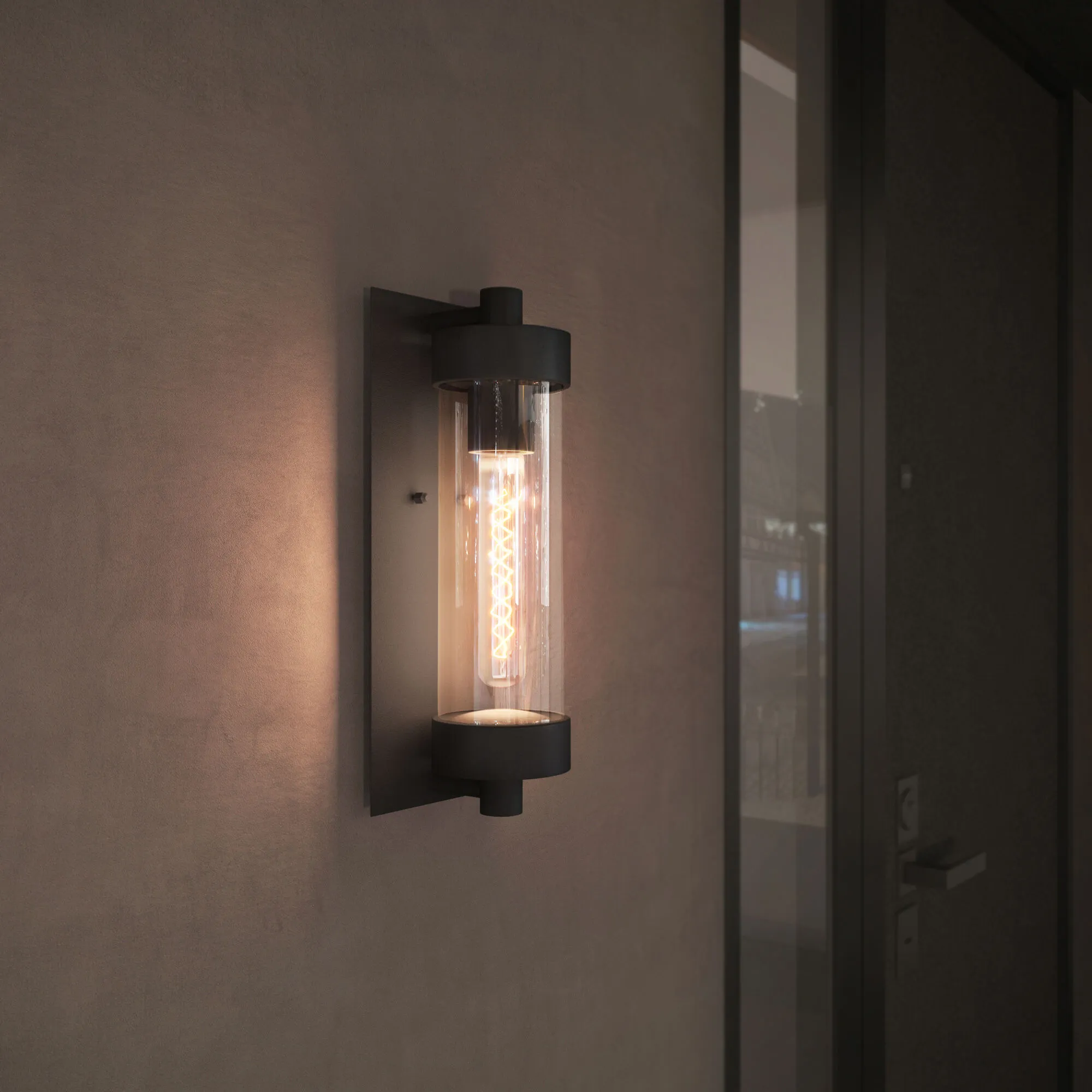 Светильник садово-парковый Pipe D 35151/D чёрный Elektrostandard - Фото 2