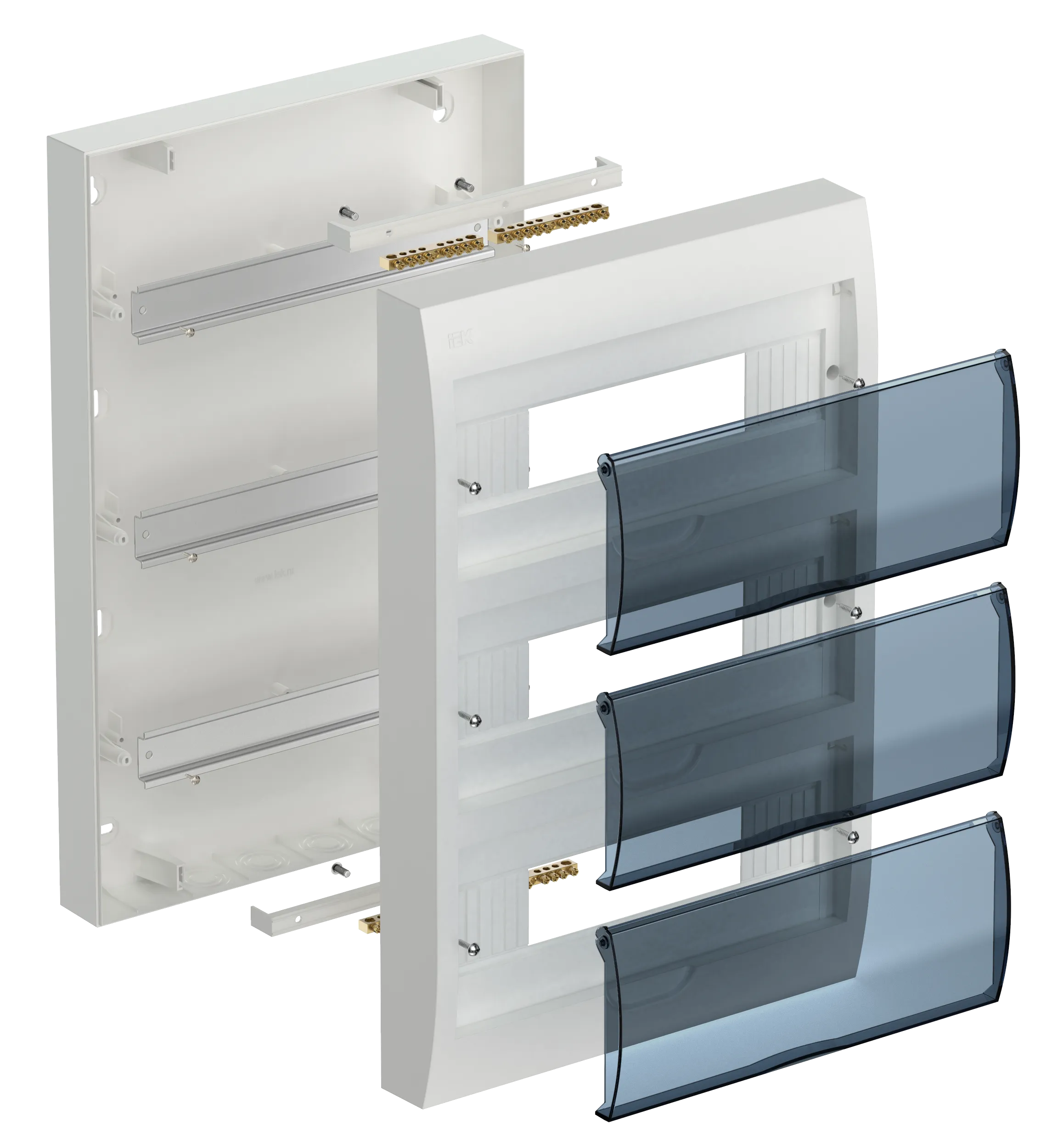 KREPTA 3 Корпус пластиковый ЩРН-П-36 IP41 белый IEK - Фото 2