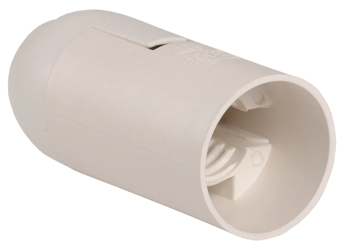 Патрон подвесной Ппл14-02-К02 пластик Е14 белый (индивидуальный пакет) IEK