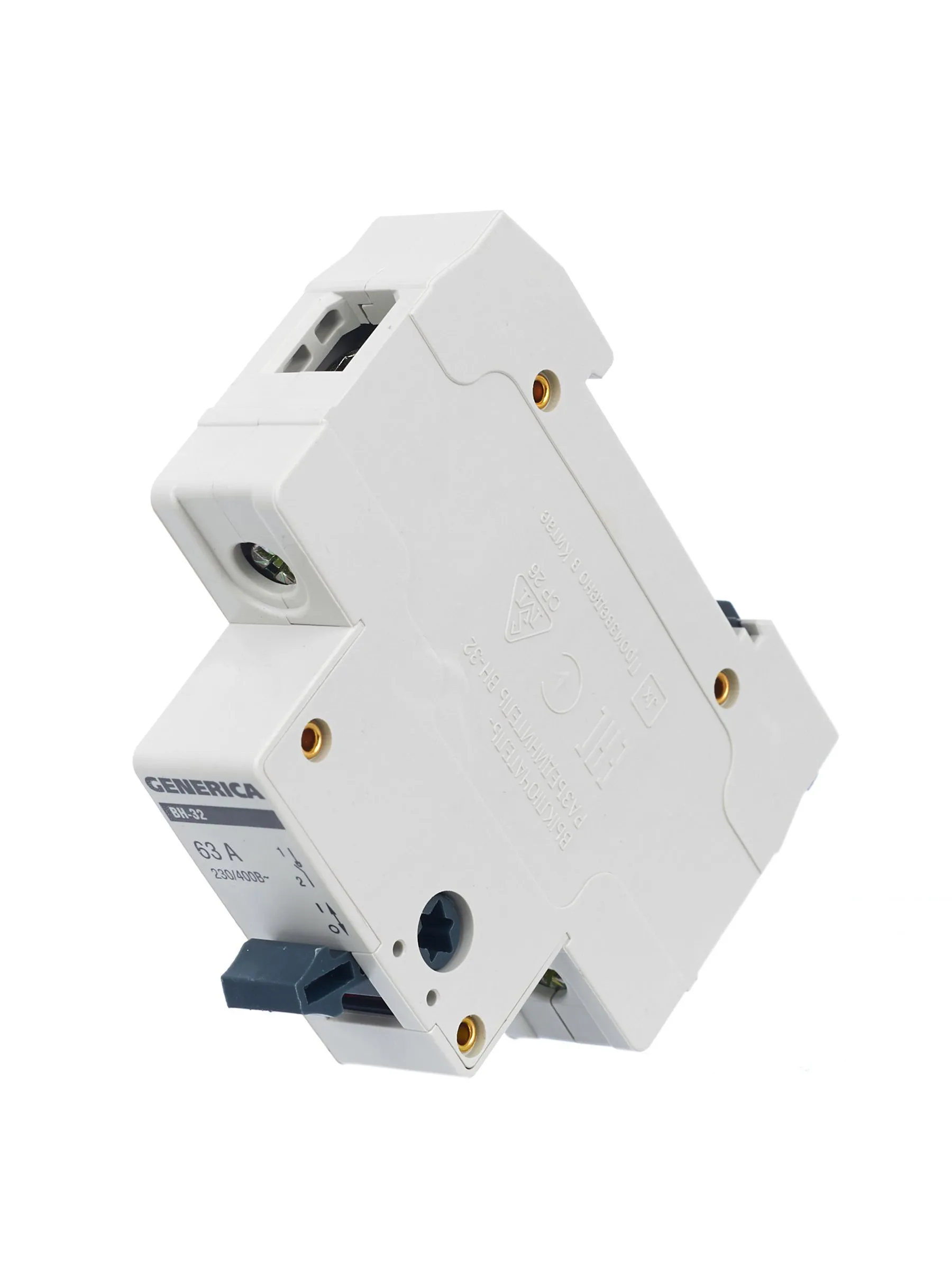 Выключатель нагрузки (мини-рубильник) ВН-32 1Р 63А GENERICA - Фото 6