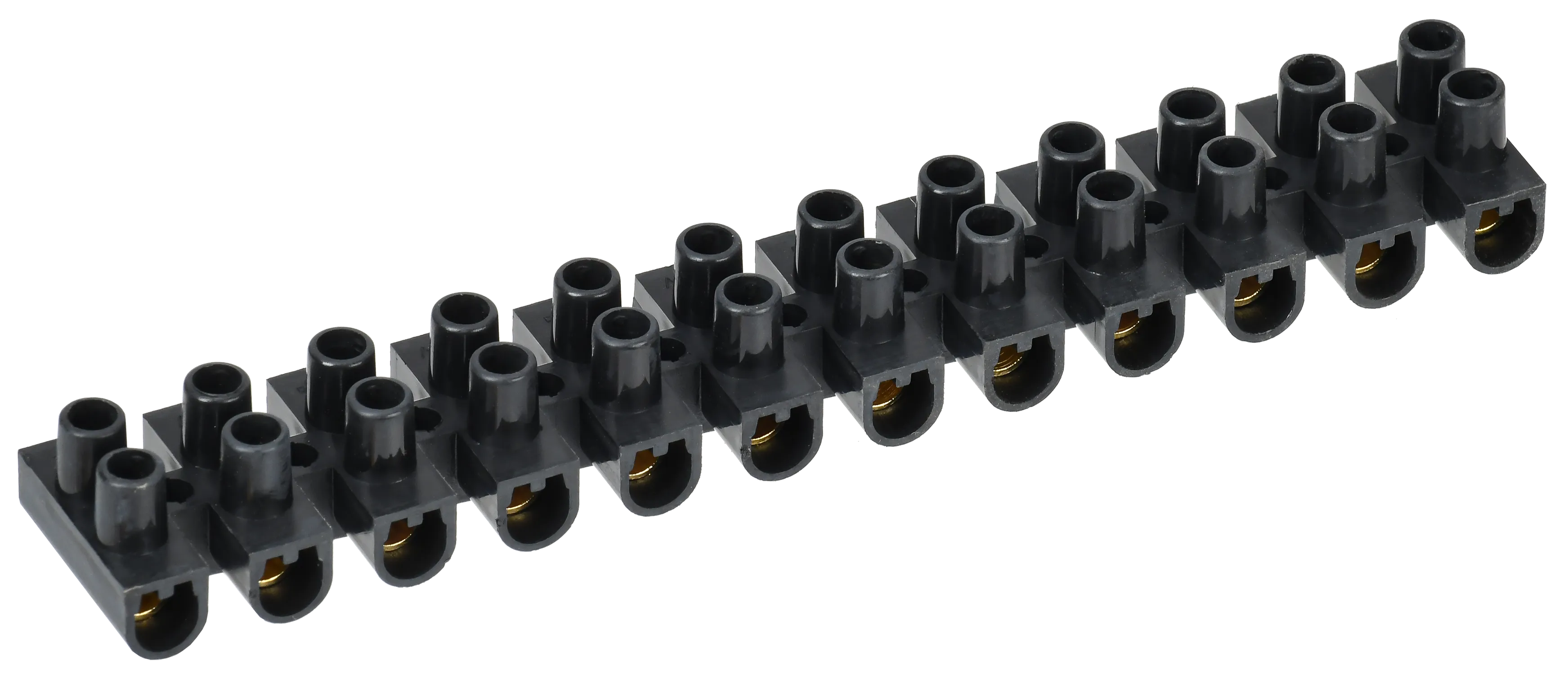 Зажим контактный винтовой ЗВИ-5 н/г 1,5-4,0мм2 12пар черный IEK