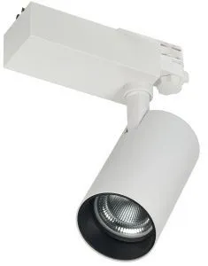 Светильник светодиодный трековый 303 PRO 40Вт 4000K трехфазный 36град белый IEK LDSK-0-303-40-4000-K01