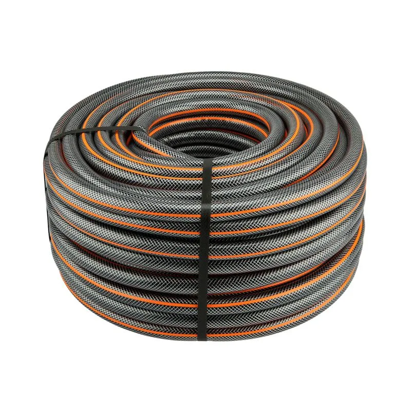 Шланг поливочный ПВХ  3-х слойный армированный 3/4" 50м Стандарт Плюс ЧЕТЫРЕ СЕЗОНА - Фото 2