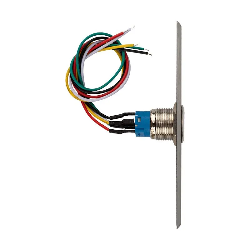 Кнопка «Выход» металлическая с синей подсветкой SB-60 врезного типа - Фото 3