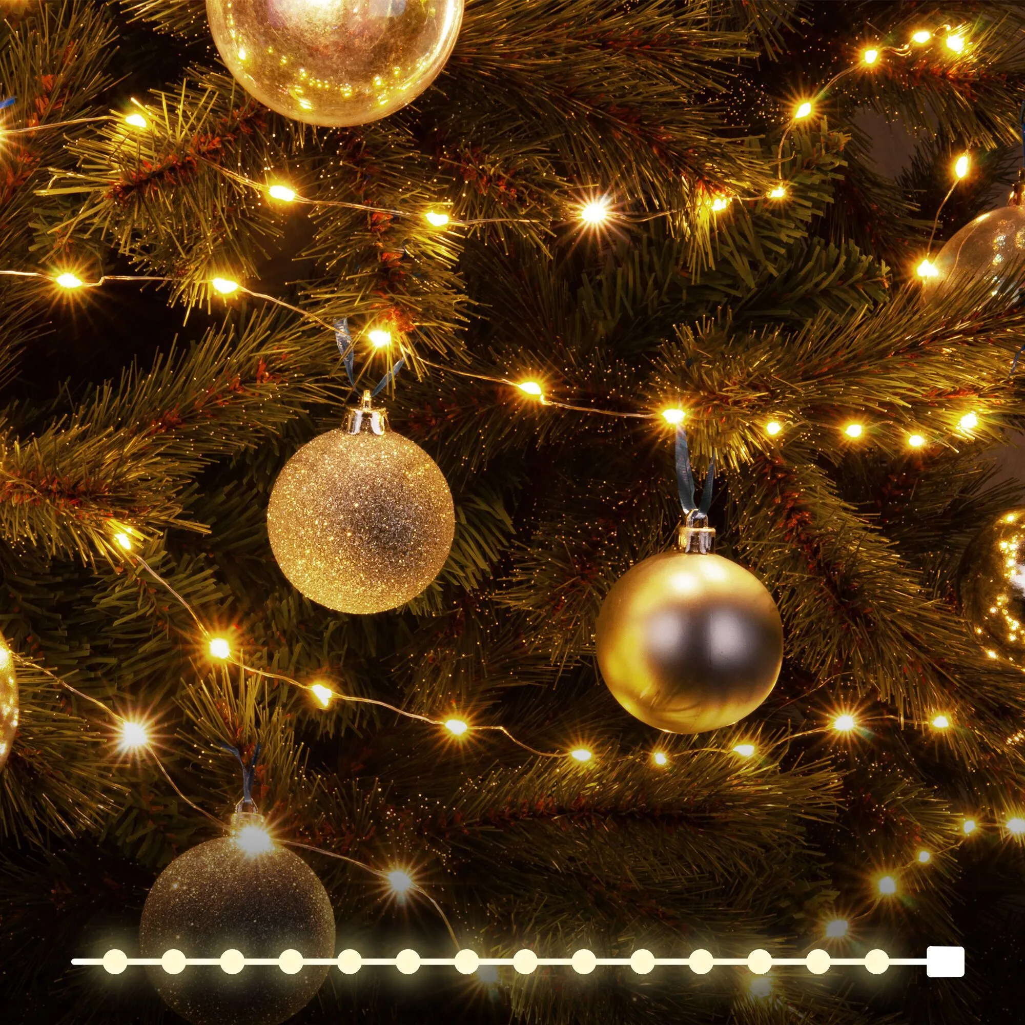 Гирлянда бытовая электрическая нить 400-009 теплый белый 10 м IP20 400-009 Elektrostandard Eurosvet a060413