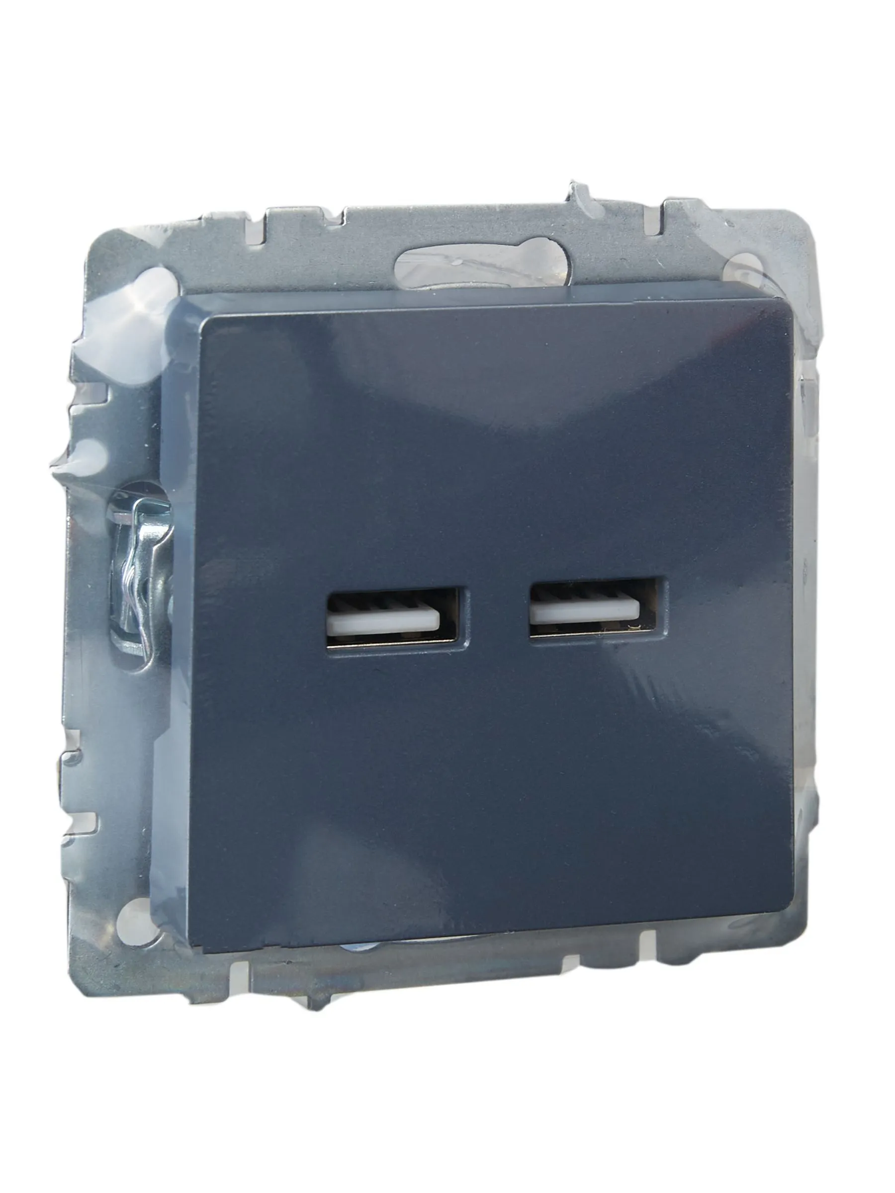 BRITE Розетка USB A+A 5В 3,1А РЮ10-1-БрМ маренго IEK - Фото 8