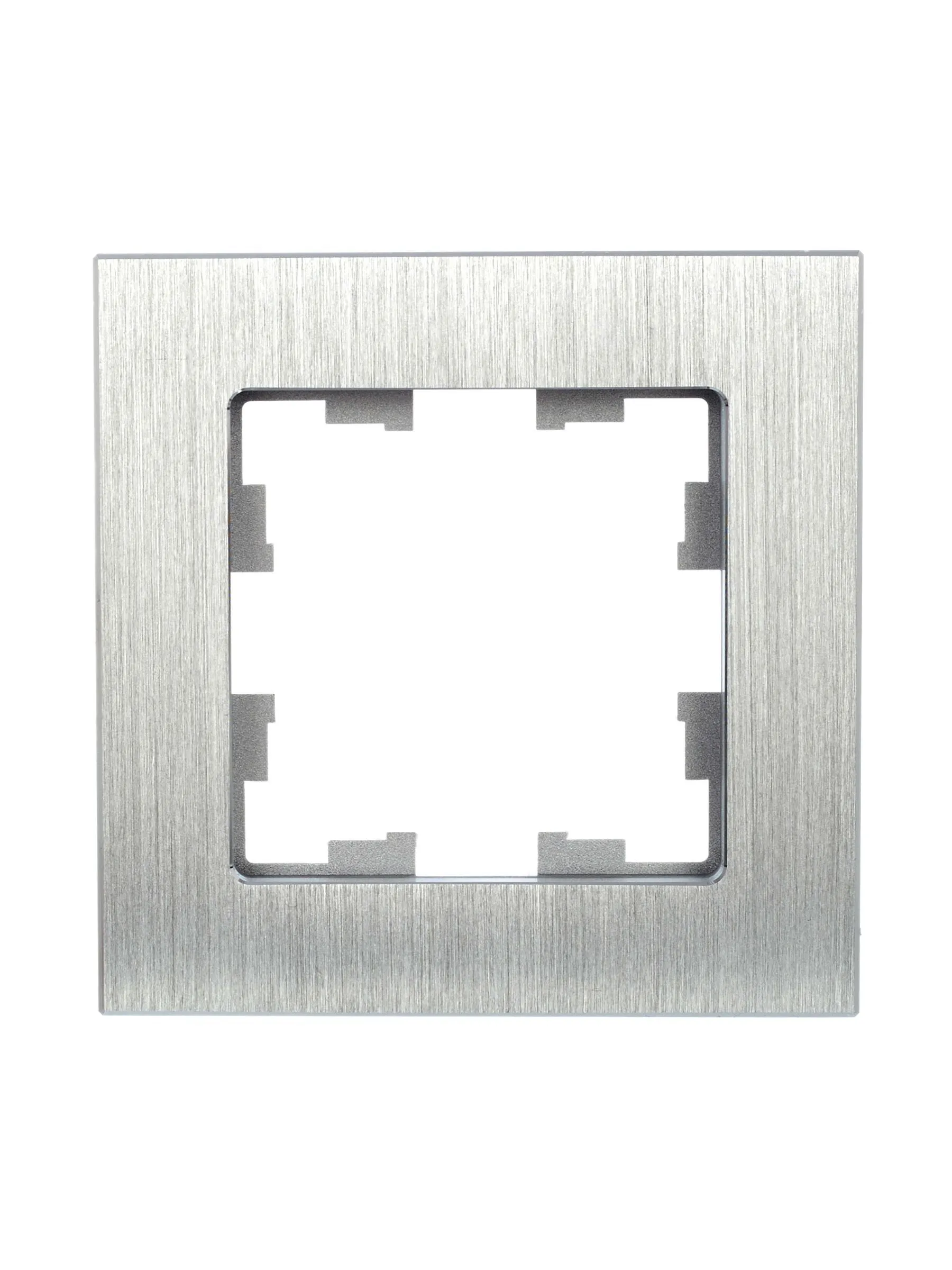 BRITE Рамка 1 -местная РУ-1-1-БрА металл алюминий IEK - Фото 4