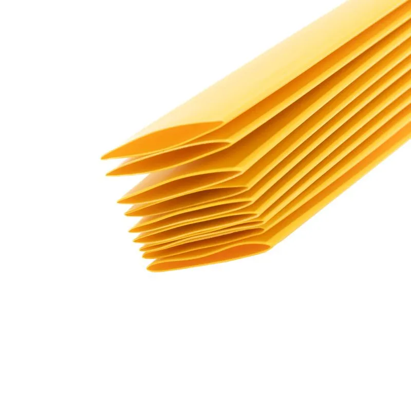 Трубка термоусаживаемая ТУТ нг 19,0/9,5мм, желтая, упаковка 10 шт. по 1м REXANT - Фото 4