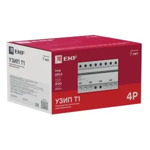 УЗИП Т1 Iimp 25kA (10/350μs) 4P EKF - Фото 3