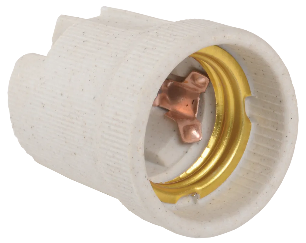 Патрон подвесной Пкр27-04-К43 керамический Е27 (индивидуальный пакет) IEK