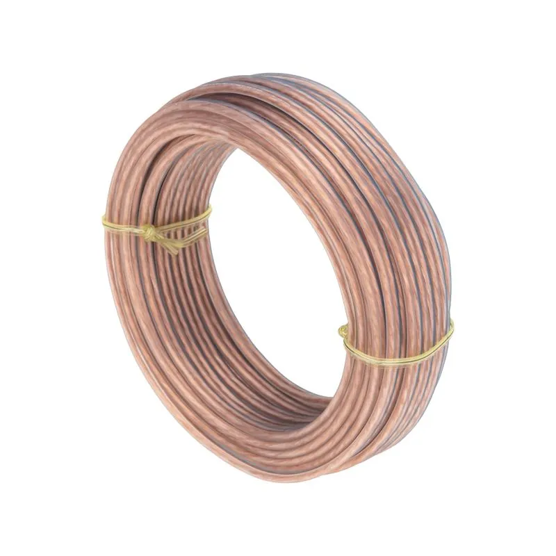 Кабель акустический 2х0,75мм², прозрачный BLUELINE, мини-бухта 10м REXANT - Фото 2