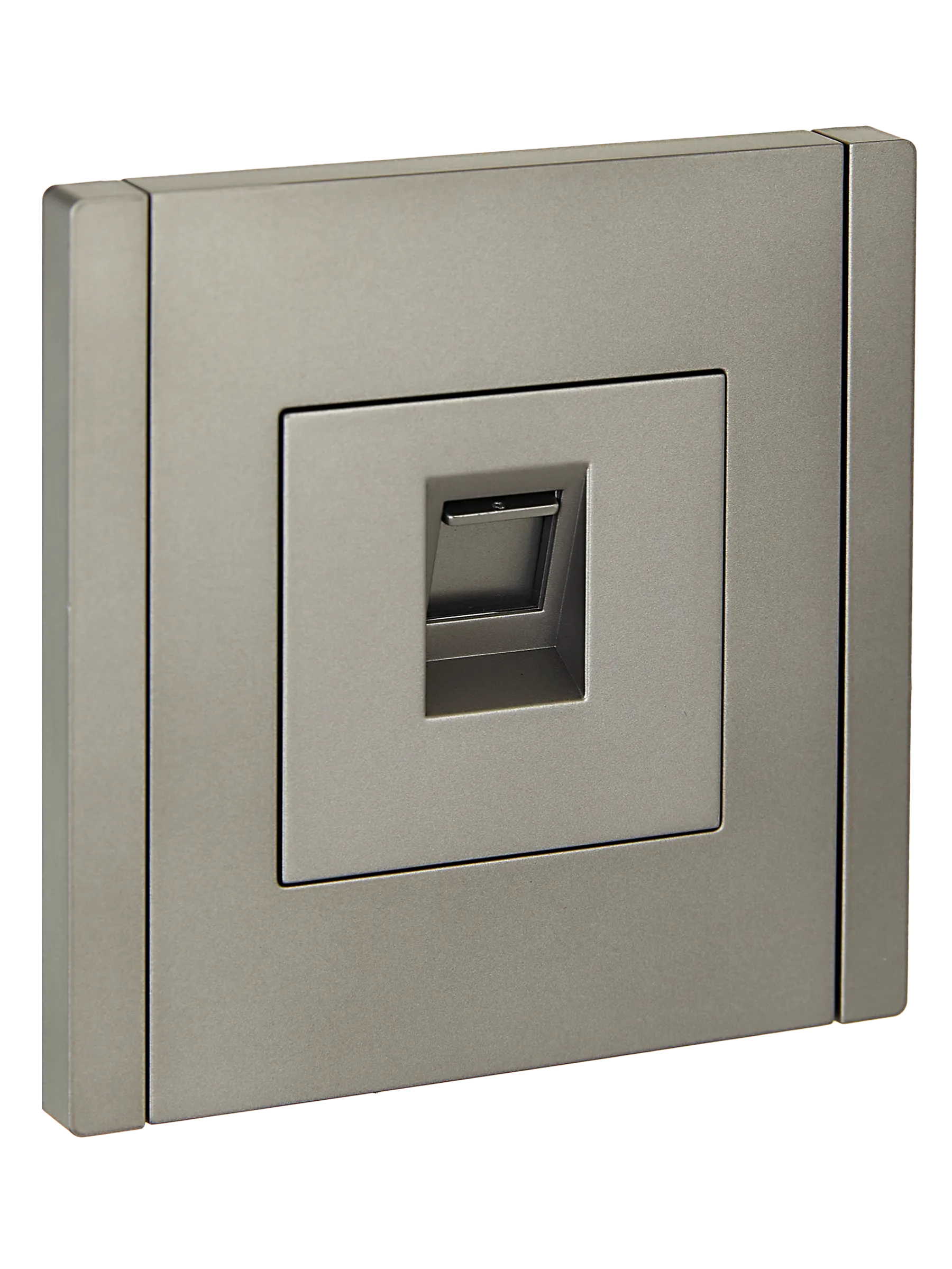 FORTE&PIANO Розетка компьютерная RJ45 кат.5E FP532 сталь IEK FP-K10-1-K46