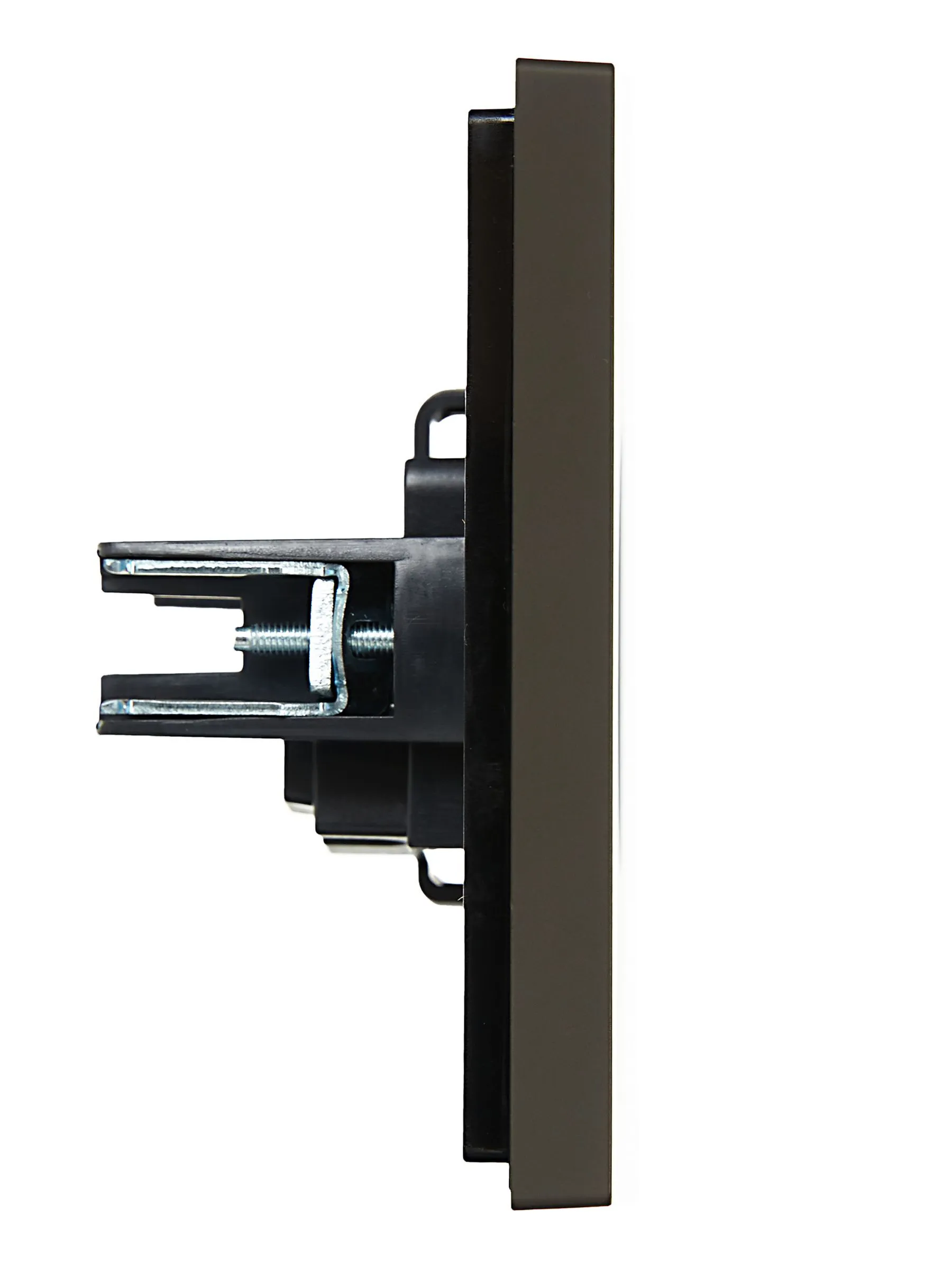 FORTE&PIANO Розетка 1-местная без заземления с защитными шторками винтовое крепление 10А FP317 серый IEK - Фото 3