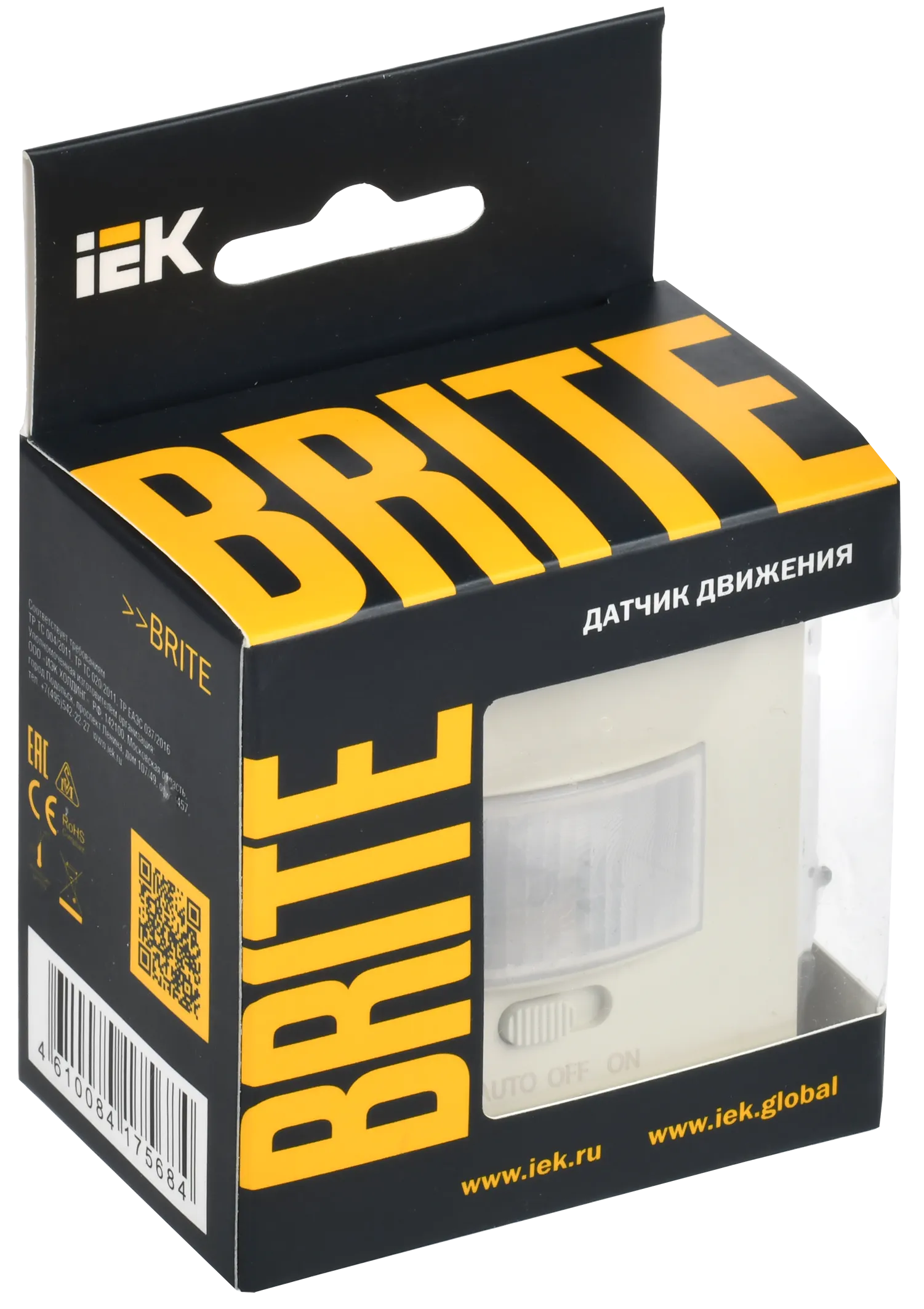 BRITE Датчик движения ДС10-1-БрКр бежевый IEK - Фото 2